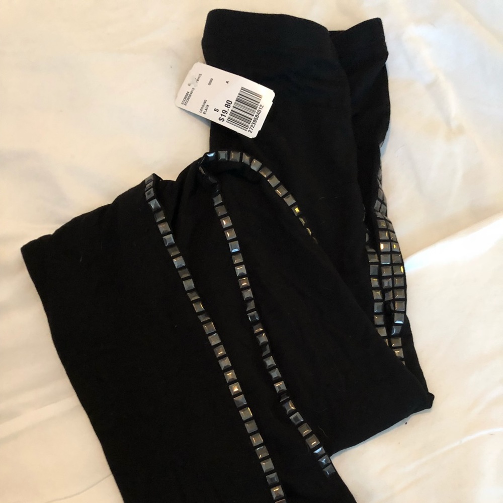F21 Side Studded Leggings